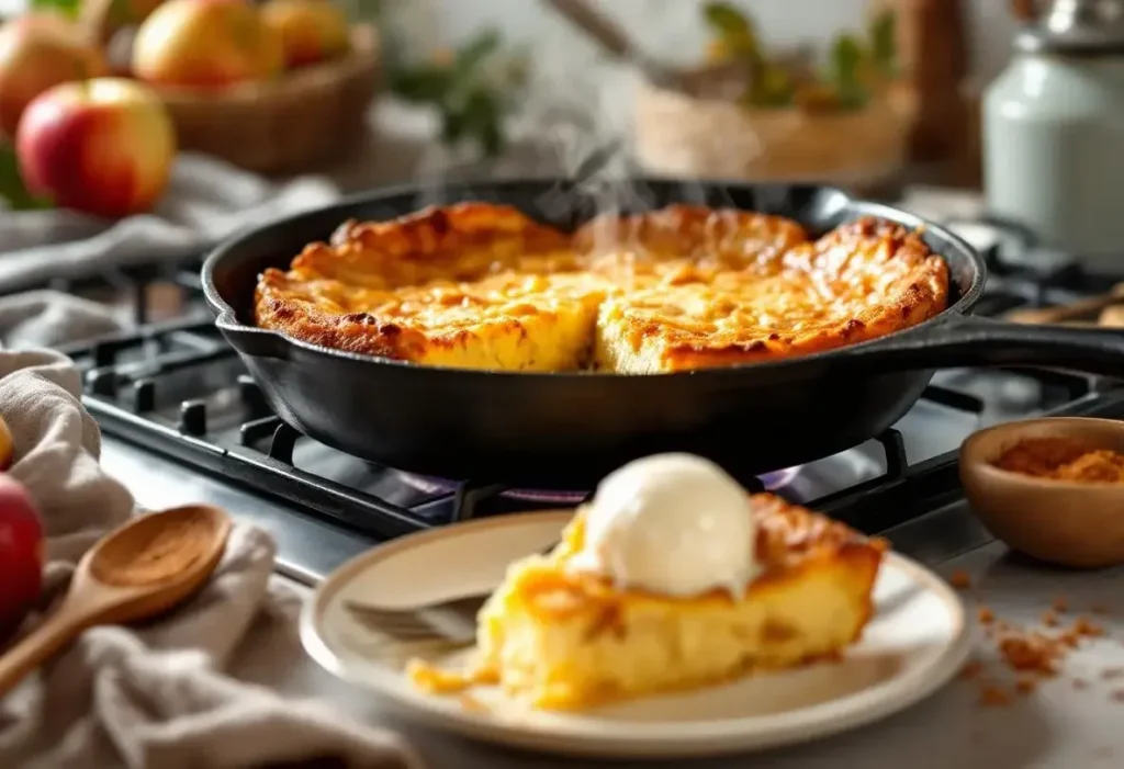 Attention : ce gâteau aux pommes à la poêle va remplacer votre four (prêt en 15 minutes, 100 % réconfort)
