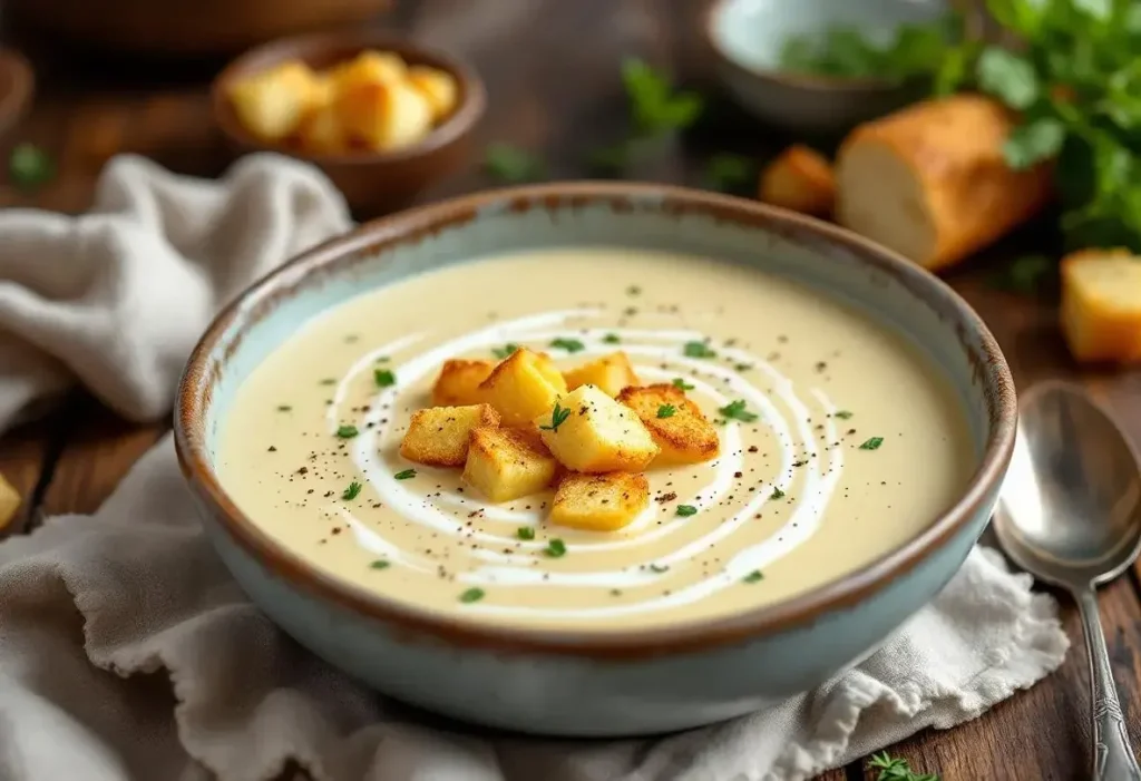 Cette soupe crémeuse aux croûtons crousti-fondants va faire disparaître tous vos autres plats