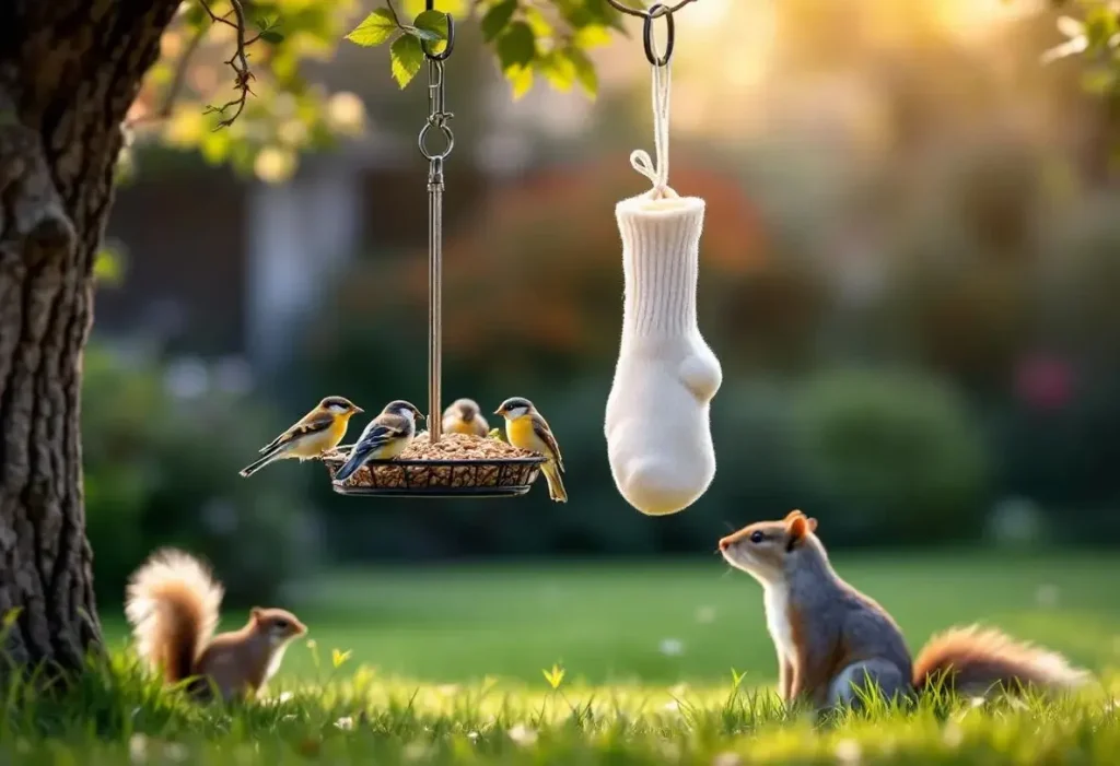 Glissez un savon dans une chaussette : l’astuce inattendue (et ultra simple) qui protège vraiment les oiseaux de votre jardin