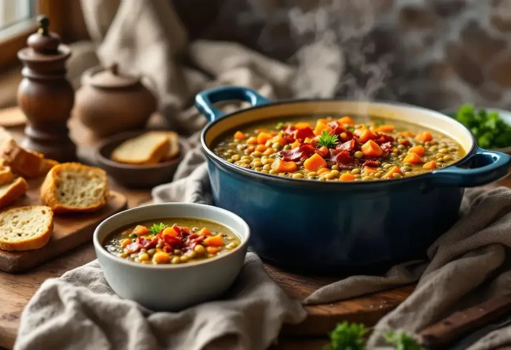 Soupe lentilles-lardons : le plat réconfortant et copieux à moins de 2 € par personne que vous allez refaire tout l’hiver