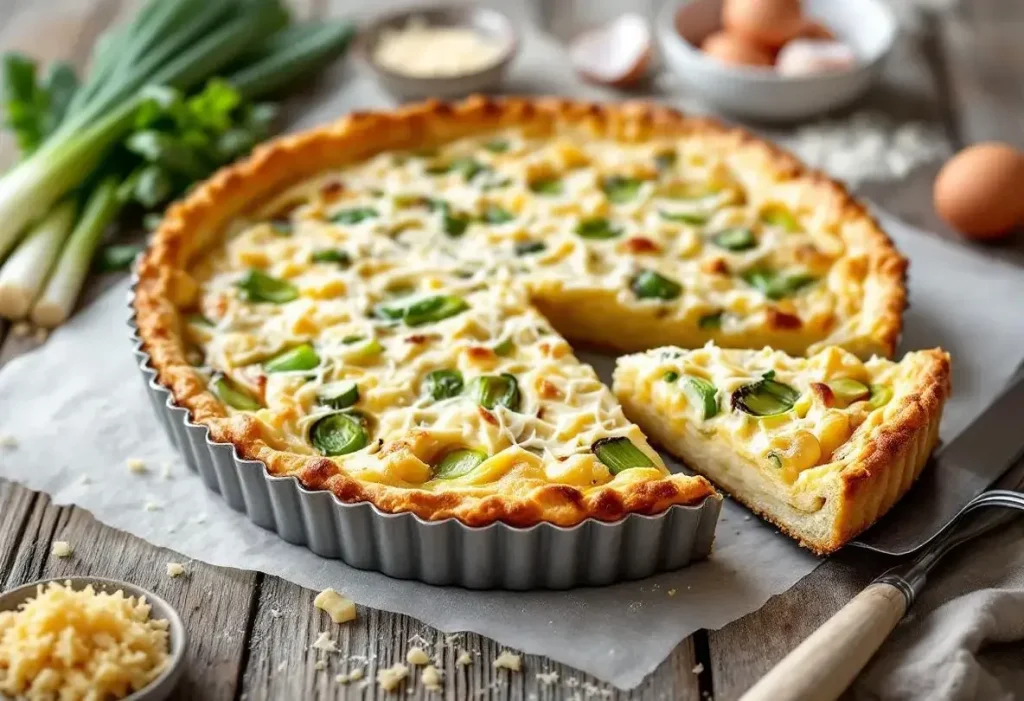 Tarte aux poireaux détrempée : l’erreur interdite que vous faites (et l’astuce simple pour une pâte ultra croustillante)