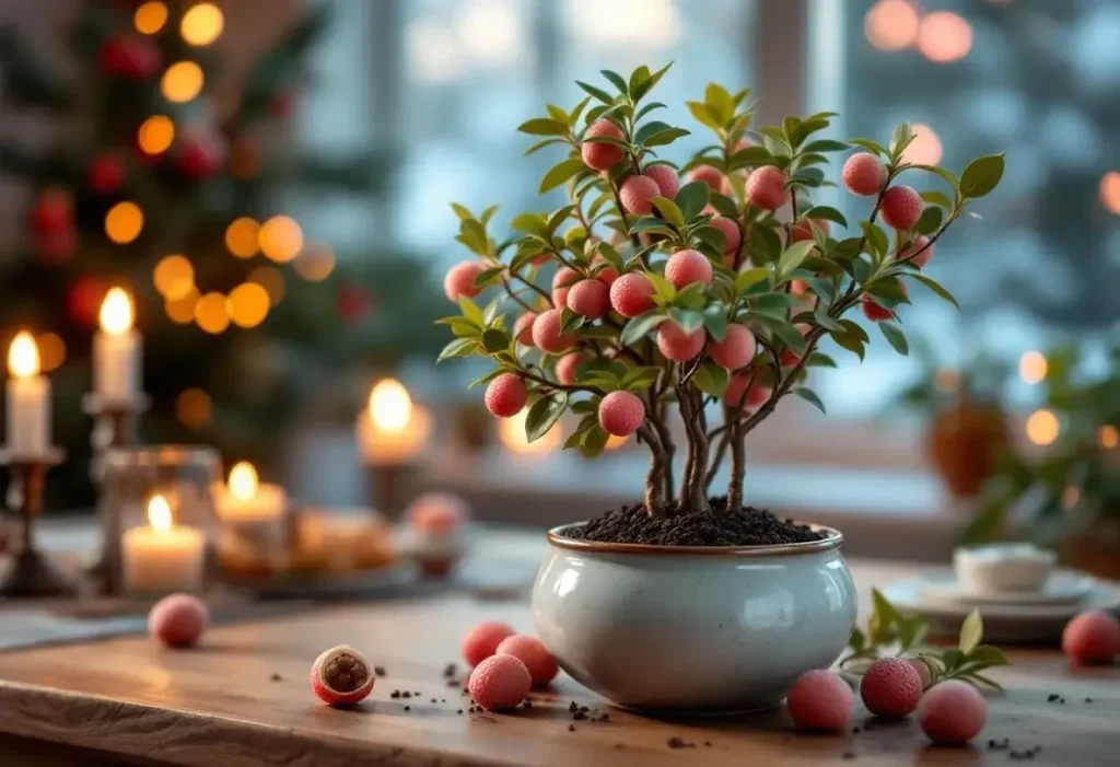 Ce fruit de fêtes se transforme en mini forêt rose en 1 mois si vous conservez ses noyaux après le repas