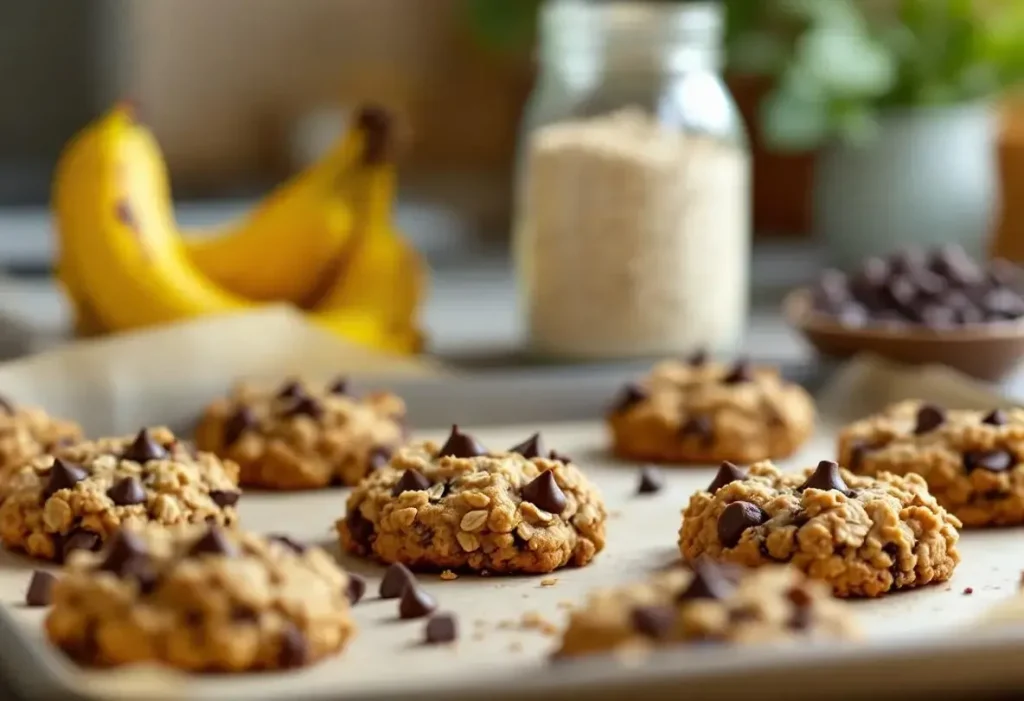 Cookies aux flocons d’avoine : la recette ultra simple sans beurre ni sucre avec seulement 3 ingrédients