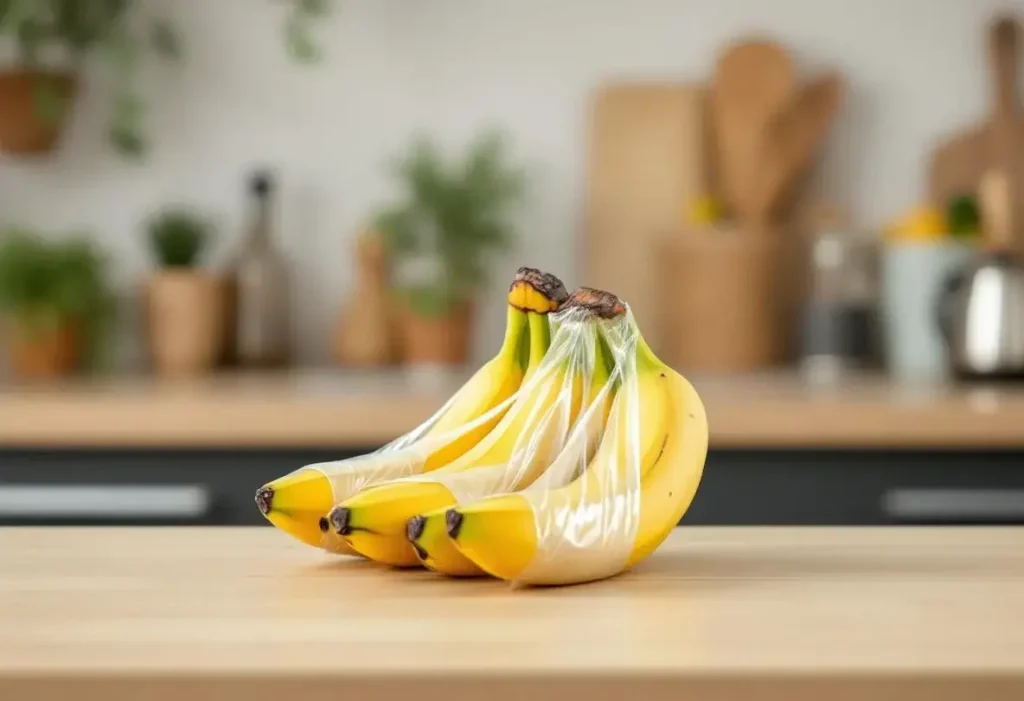 « Elles ne noircissent plus » : mon astuce toute simple pour garder vos bananes bien jaunes, ultra fraîches et vraiment savoureuses plus longtemps