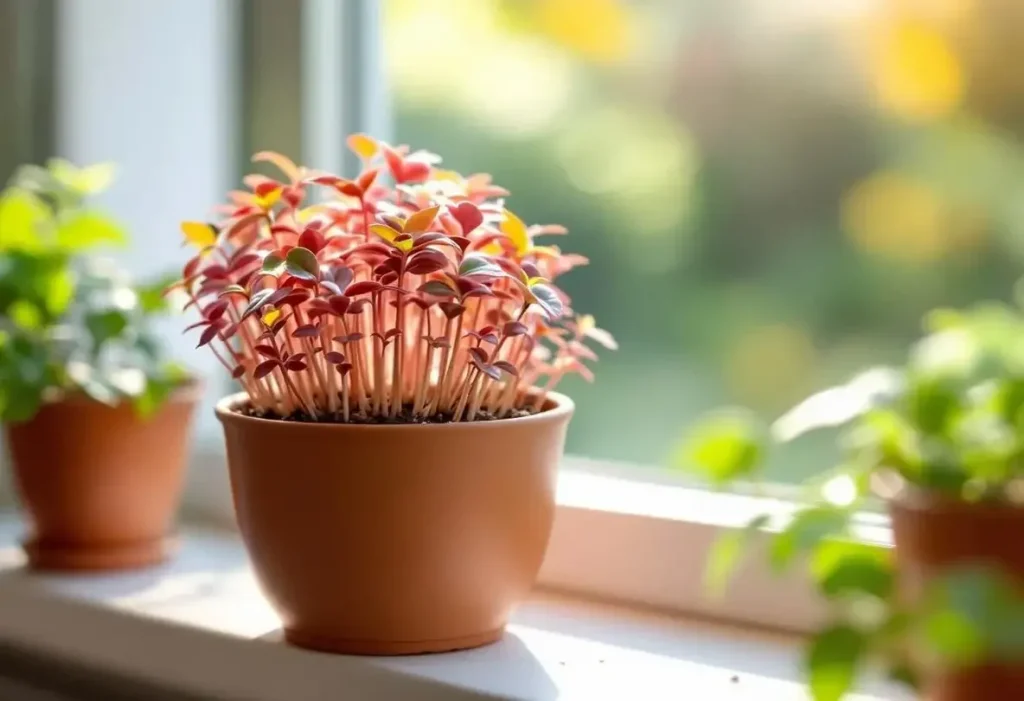Le fruit de fêtes se transforme en petite forêt rose en un mois si vous gardez ses noyaux après le repas