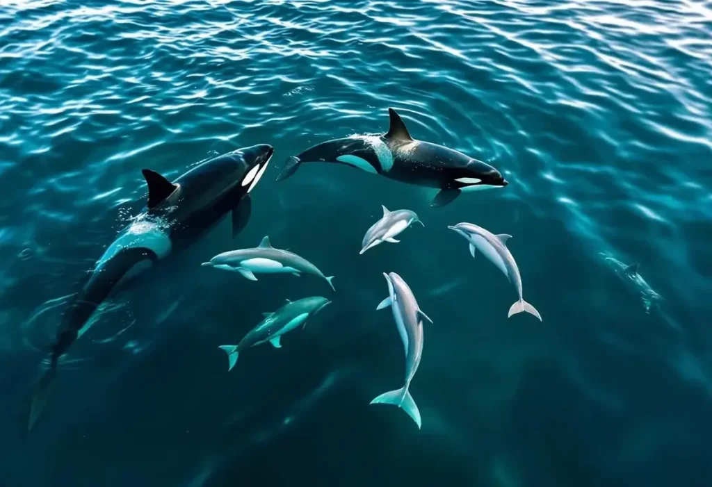 Orques et dauphins alliés pour la chasse au saumon… une scène inédite dans le Pacifique qui bouscule toutes les certitudes des chercheurs sur ces deux espèces