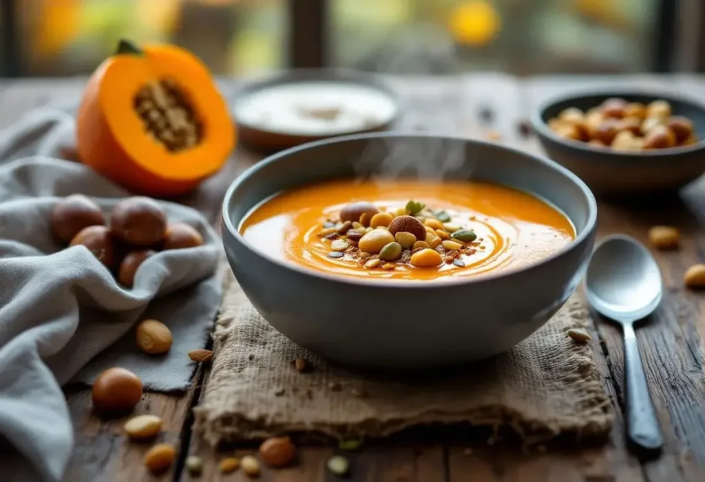 Velouté potimarron-châtaignes : la recette top et facile