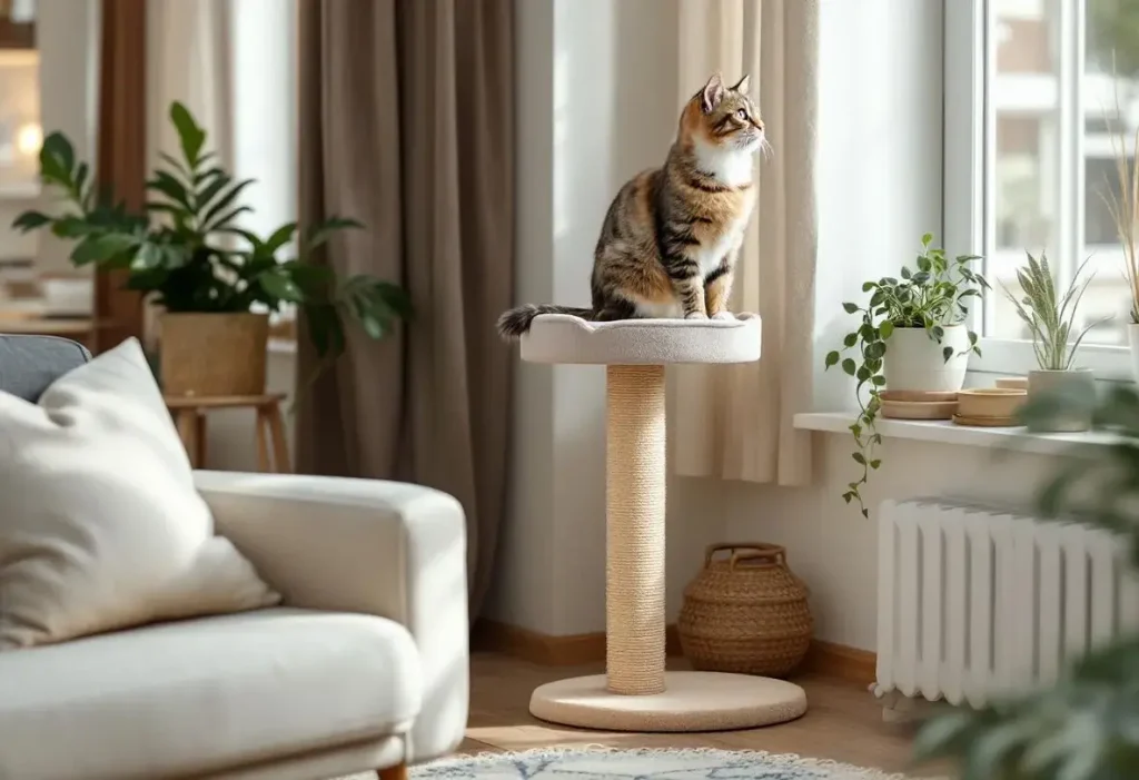 Adieu les arbres à chat encombrants : ce modèle compact en promo à 12 € chez E.Leclerc sauve votre petit salon