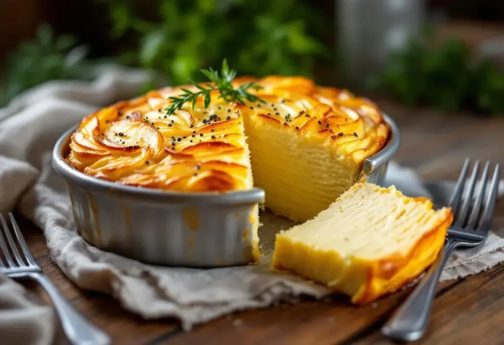 Fondant de pommes de terre au four : beurre, thym et croûte parfaitement dorée sans effort