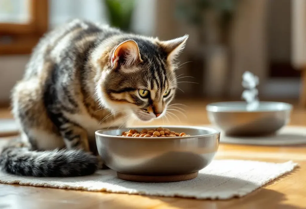 Gamelle, emplacement, hauteur : ce qui influence vraiment la façon dont votre chat se nourrit