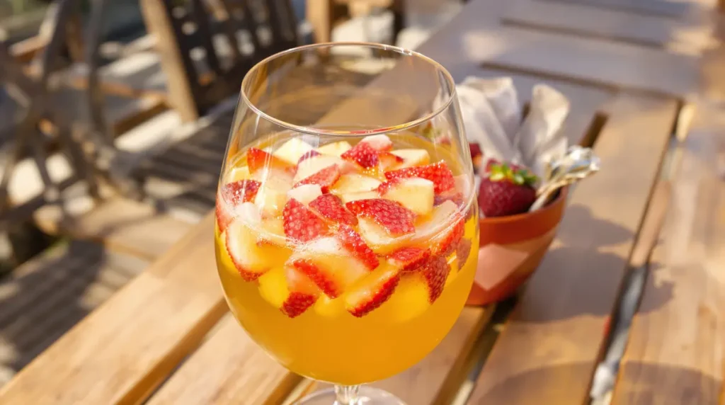 Fraîcheur de saison : le mariage pomme, fraise et fleur qui signe un apéro pétillant au retour du printemps