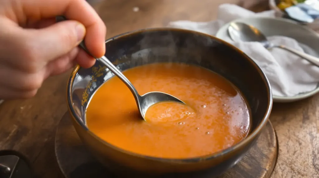 Velouté pois chiches-carottes au cumin : un dîner complet et healthy pour les soirs de flemme